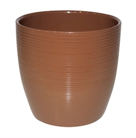 SN Ceramic Flower Pot 8025 Ø13.5cm Brown