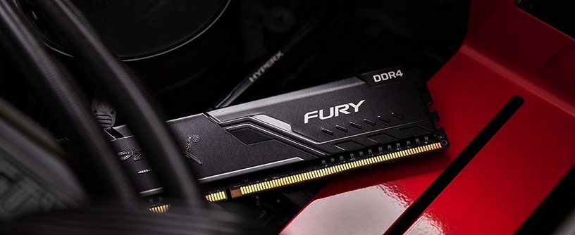 Operatīvā atmiņa (RAM) Kingston HyperX Fury Black, DDR4, 8 GB, 2666 MHz