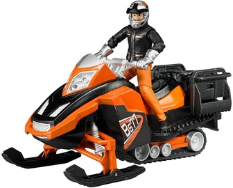 Žaislinis motociklas Bruder Driver & Accessories 63101, juoda/oranžinė