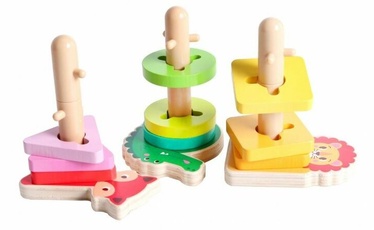 Развивающая игра Iwood Animal Sleeve Building 11019