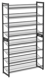 Apavu plaukts Songmics, melna, 925x307x1635 mm