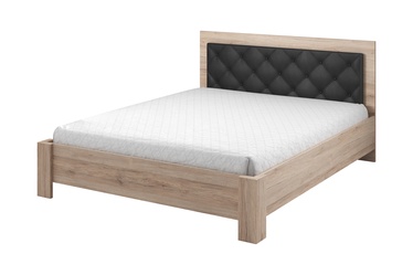 Idzczak Meble Bari Bed 160x200cm Remo Sand/Black