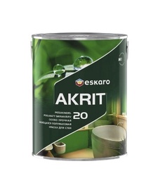 Краска для стен Eskaro, белый, 2.85 л
