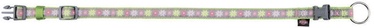 Trixie Modern Art Collar Blooms M/L Green