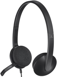 Ausinės Logitech H340 Black