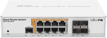Сетевой концентратор MikroTik CRS112-8P-4S-IN 8-port