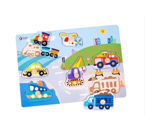 Puidust pusle Classic World Traffic 3611, 8 tk