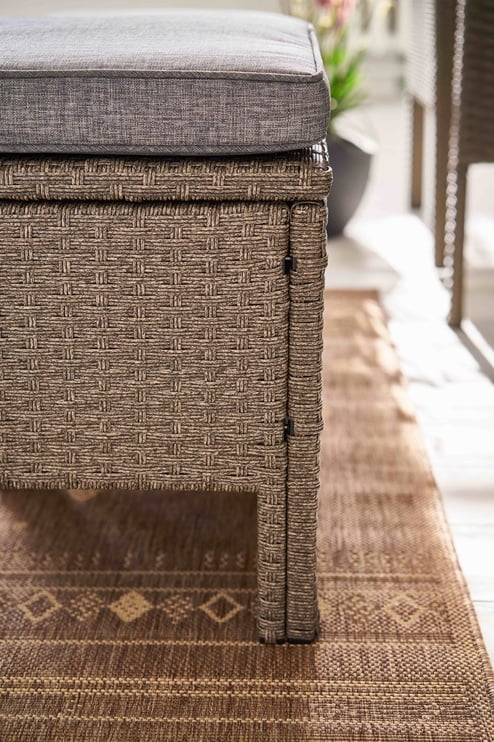 Комплект уличной мебели Domoletti Family Lounge SF1608, серый/коричневый, 7 места