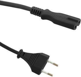 Juhe Qoltec AC Power Cable 2pin 1.4m Black