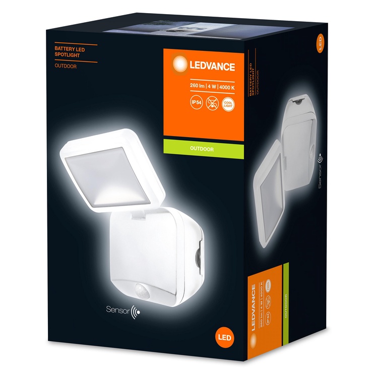 Prožektors Ledvance, 4 W, 4000 °K, IP54, balta