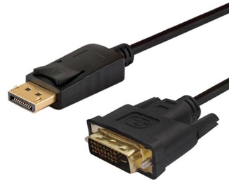 Adapteris Savio DisplayPort - DVI-D Displayport, DVI, 1.8 m, juoda