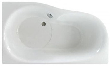 Ванна Paa, 1650 мм x 980 мм x 630 мм, асимметричный