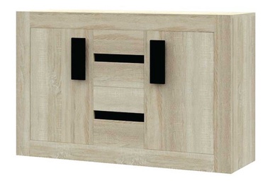 Idzczak Meble Mediolan 4S2D Chest Of Drawers Sonoma Oak Black