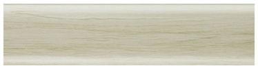 Põrandaliist SG5025 2.5m, hele vaher PVC