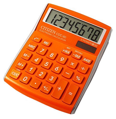 Калькулятор Citizen, oранжевый