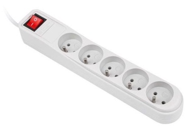 Natec Surge Protector 5 Outlet Grey 3m