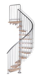 Винтовая лестница Atrium, 140 см x 265 - 289 см