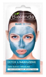 Veido kaukė Bielenda Blue Detox Detoxifying Face Mask For Dry And Sensitive Skin, 8 g