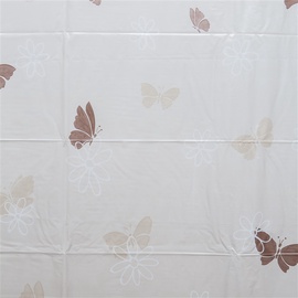 Штора для ванной Gedy Butterfly 7118057830, песочный, 2000 мм x 1800 мм