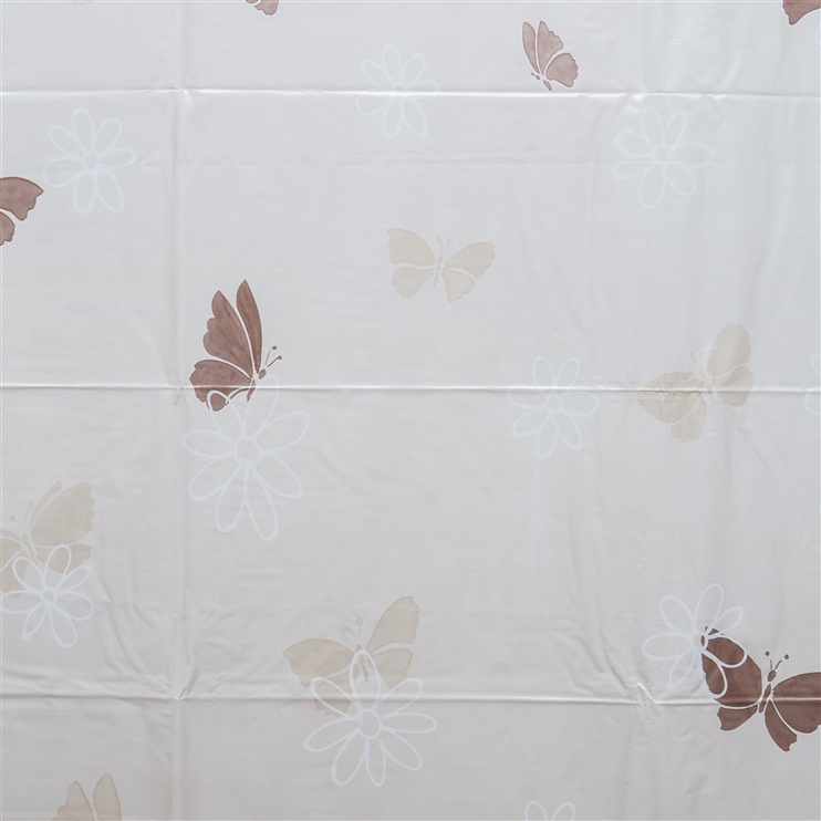 Vannas istabas aizkars Gedy Butterfly 7118057830, smilškrāsas, 200 cm x 180 cm