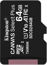 Mälukaart Kingston Canvas Select Plus 64GB microSDXC UHS-I Class 10