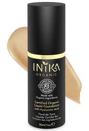 Inika Certified Organic Liquid Foundation with Hyaluronic Acid 30ml Tan