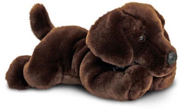 Keel Toys Dog Labrador 35 cm Dark Brown
