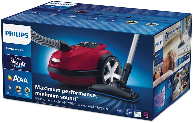 Putekļu sūcējs Philips Performer Silent FC8784/09, 650 W