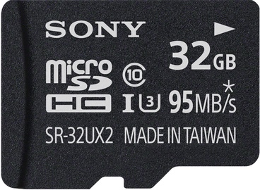Sony SR-UX2A Series 32GB Micro SDHC UHS-I U3 Class 10