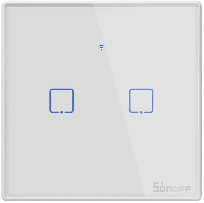 Viedais Wi-Fi un RF sienas sensora slēdzis Sonoff TX T2EU2C