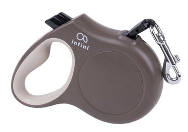 Automātiskā pavada Amiplay Freedom Infini, brūna, 1 - 5 m