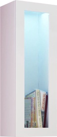 Cama Meble Vigo 90 Cabinet Glass White/White Gloss