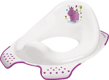 Сиденье для унитаза Keeeper Toilet Training Seat Hippo, пластик, белый