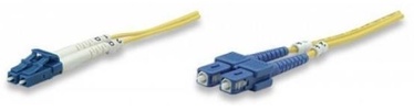 Intellinet LC-SC Fiber Optic Patch Cable OS-2 Yellow 3m