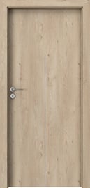 Полотно межкомнатной двери Porta H1 Porta line H1, правосторонняя, дубовый, 203 x 64.4 x 4 см