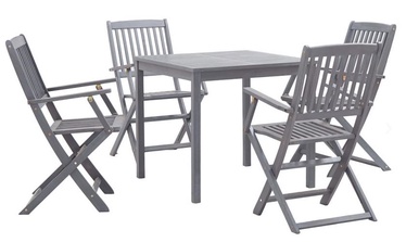Välimööbli komplekt VLX Garden Dining Set, hall, 4 istekohta
