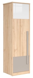 Spinta Black Red White Namek Beech/White/Grey, 60x52.5x198.5 cm