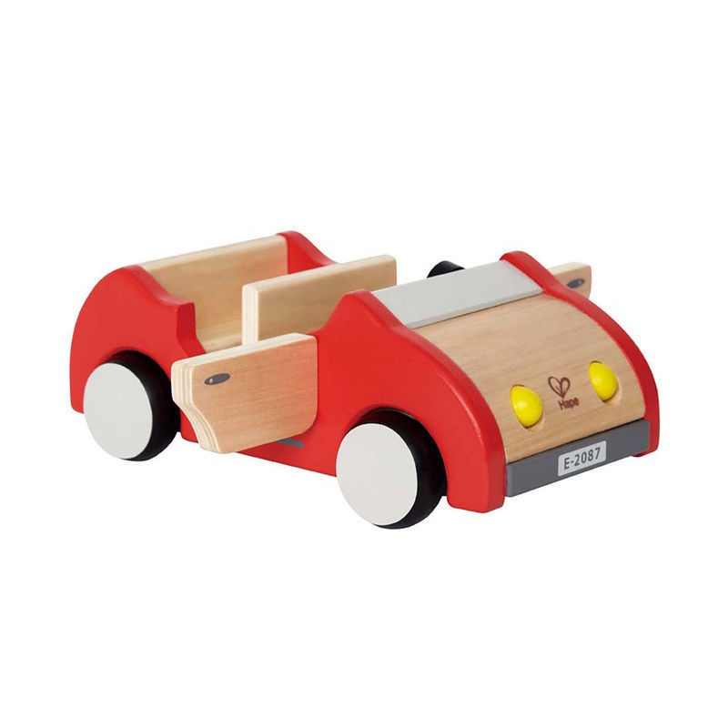 hape red car