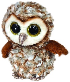 Mīkstā rotaļlieta TY Owl, krēmkrāsa, 15 cm