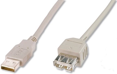 Assmann Cable USB / USB Beige 3m