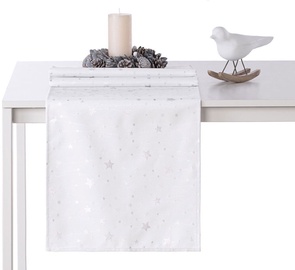 AmeliaHome Stardust AH/HMD Tablecloth Silver 80x80cm