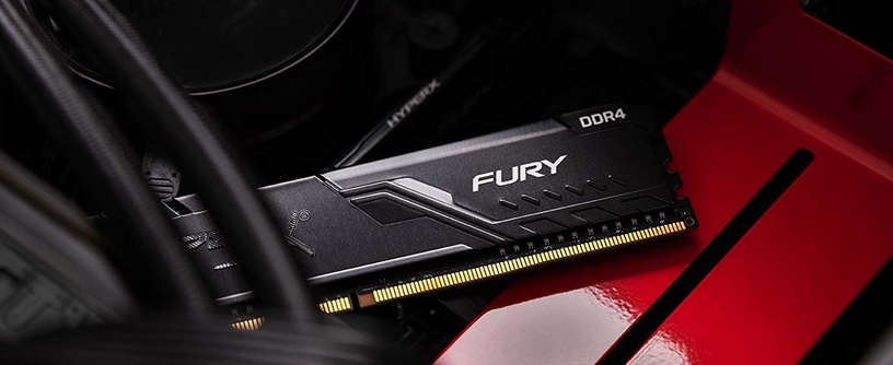 Operatīvā atmiņa (RAM) Kingston HyperX Fury Black, DDR4, 16 GB, 2400 MHz