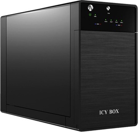ICY BOX IB-3620U3 External JBOD System 2x 3.5'' SATA HDD Black