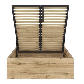 Lova Black Red White Tetrix B Wotan Oak, 120 x 200 cm