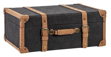 Home4you Oswald Trunk XL 74x50x30cm Black