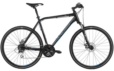 Велосипед кроссовый Kross Evado 4.0, 28 ″, XL рама, синий/черный