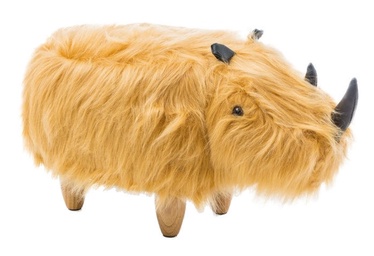 Signal Meble Pouf Rhino Norbert Yellow