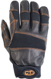 Cimdi Climbing Technology Progrip, melna/oranža, XL