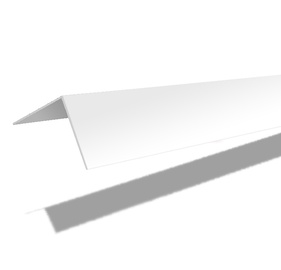 Universalus apsauginis PVC kampas C30, balta, 270 x 3 cm