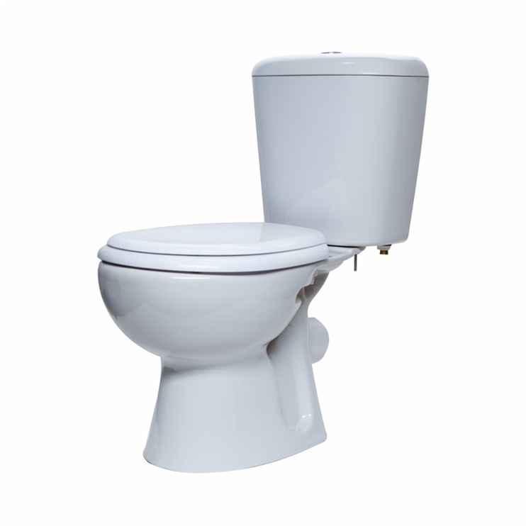 Туалет, напольный Keramin Grand MC Alcaplast, с крышкой, 360 мм x 650 мм